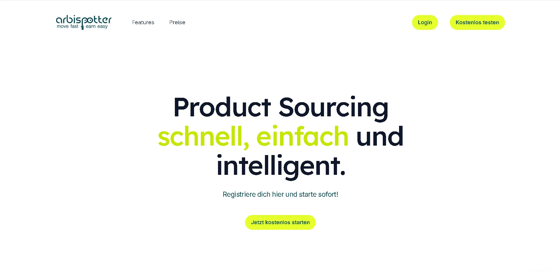 Arbispotter - Product sourcing fast, easy and intelligent.